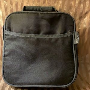 Black Arctic Zone lunch bag with handle and zipper closure